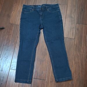 Tribal DeNime Caterine At Waist Form Fit Capri Jeans size 30/10